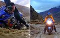 Suzuki Hayabusa Melawan Kodrat, Bukannya Dipakai Touring di Aspal Malah Dipakai Off-Road Sambil Terjang Sungai