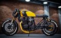 Honda CB750 F2 Cafe Racer, Tampil Modern Berkat Headlamp Yamaha MT-03