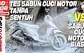 Coba Langsung Sabun Cuci Motor Touchless, Bikin Motor Kinclong Tanpa Disentuh?