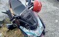 Yamaha Lexi Bonyok Wajah, Hantam Truk Mogok di Lajur Kanan, Pemotor Meregang Nyawa