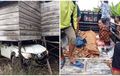 Mitsubishi Triton Babak Belur di Kolong Rumah, Nyelonong Terjang Motor, Pedagang Sayur Tewas
