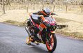 Honda Winner X150 Pakai Livery Repsol MotoGP, Tampang Auto Sporty