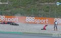 Andrea Dovizioso Jatuh di Lap Pertama, Terlibat Insiden Dengan Johann Zarco di MotoGP Catalunya