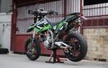 Modifikasi Ubah Kaki-Kaki Kawasaki KLX 250 Jadi Supermoto, Modal Rp 8 Jutaan