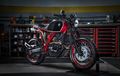 BMW F650 Dirombak Jadi Scrambler, Pakai Kelir Merah Makin Menggoda