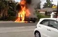 Daihatsu Gran Max Dilalap Si Jago Merah di Pekanbaru, Seluruh Bodi Hangus Terbakar, Begini Kronologinya