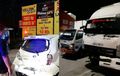 Nissan March, Honda MegaPro dan Truk Box Sasaran Empuk Truk Tronton, Remuk di Lampu Merah
