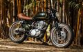 Yamaha SR400 Scrambler Digarap Menggunakan Barang Bekas Pakai