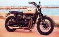 Triumph Bonneville T100 Makin Menawan Bergaya Scrambler Simpel