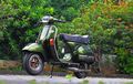 Vespa PX Gagal Orisinal, Ceper Pelek Mentereng, Bodi Berlapis 'Emas'