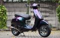 Tampilan Oke, Vespa Sprint Hedon Berkelir Bunglon Sudah Bore Up 200cc
