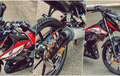 Honda Sonic 150R Sangar, Pakai Pelek RCB dan Knalpot CBR150R