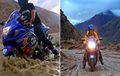 Suzuki Hayabusa Melawan Kodrat, Bukan Diajak Touring, Tapi Dipakai Off-Road Sambil Terjang Sungai!