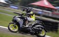 Kaget! Suspensi Yamaha All New Aerox 155 Connected Asyik Buat Harian dan Trackday