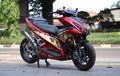 Modifikasi Yamaha Aerox 155 Tampil Agresif Beraura Yamaha R1M