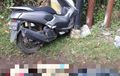 Yamaha NMAX Dipacu Kencang, Hilang Kendali Hujam Tiang Listrik, Pemotor Meregang Nyawa