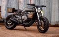 Honda CB600F Scrambler, Punya Kotak Peluru dan Botol Minum Militer