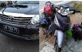 Toyota Fortuner Sobek Bumper Kiri, Seruduk Honda Revo, Satu Keluarga Luka-luka