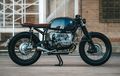 BMW R100S Bergaya Cafe Racer Minimalis, Parasnya Makin Manis