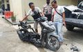 Honda Vario 150 Meleleh Separuh, Rangka Telanjang, Dikeroyok Api Usai Isi Pertamax di SPBU
