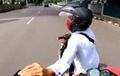 Video Viral, Jambret Gagal Comot Ponsel di Setang Skuter Listrik, Kabur Tak Terkejar