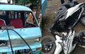 Honda Vario Remuk Tergeletak, Petaka Carry Terlalu Melebar, 1 Orang Tewas