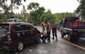 Xenia Dan Pikap L300 Saling Sundul, Ulah Mobilio Lawan Arah, Bonyok di Jalur Tengkorak