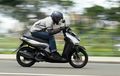 Yamaha Gear 125 Gas Dibetot Sambil Nunduk, Top Speed Mentok Segini