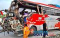 Bus PO Singaraja Putra Terbelah, Bodi Depan Terkelupas Terjang Truk, Empat Penumpang Tewas