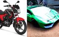 Kreatif! Motor Laki Disulap Jadi Replika Lamborghini, Simak Penampakannya!
