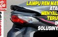Motor Matic Tidak Bisa Distarter dan Lampu Remnya Menyala Terus? Lihat Video Ini