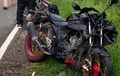 Suzuki GSX-R150 Fairing Terkelupas, Vario Ngebut Gagal Dihindari, 1 Orang Tewas