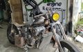 Motor Bergaya Chopper Ini Gendong Mesin Suzuki Carry, Biaya Habis Segini Sob