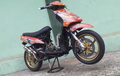 Gokil Ini Spek Gahar Modifikasi Yamaha Mio Sporty Berdarah Road Race