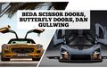 Ini Perbedaan Antara Scissor Doors, Butterfly Doors, dan Gullwing