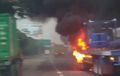 Truk Membara di Jalan Tol, Kok Bisa Rem Macet Jadi Penyebab Munculnya Api