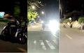 Mio Boncang 2 Dibuat Wheelie, Oleng Masuk Selokan, Netizen Sebut Ending Sesuai Harapan