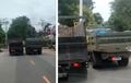 Truk TNI AL Pepet Truk Lain di Jalan Raya, Anggota Turun Marah-marah, Diduga Karena Ini