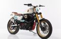 Harley-Davidson Sportster Jadi Scrambler Keren Berbodi Putih Elegan