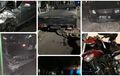 Lancer Meluncur Kencang, 2 Mobil Dan Motor Bonyok Diterjang, Awalnya Sempat Kabur