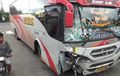 Honda Vario Amburadul, Diterjang Bus MIRA Gagal Nyalip, Pemotor Tewas Seketika