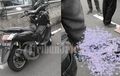 Yamaha NMAX Remuk, Bodi Bolong Terjang Pikap Berhenti di Flyover Jatingaleh, Pengendara Tergeletak