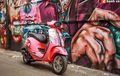 Modifikasi Vespa Sprint Tampang Unik, Bodi Pink, Kaki-kaki Impresif