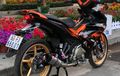 Modifikasi Stylish Yamaha MX King 150, Part yang Dipakai Serba Mewah