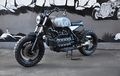 Gampang Bosan, BMW K100 Jadi Scrambler, Sokbreker Belakang Jadi Horizontal