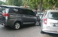 Kijang Innova Dua Unit, Sigra, L300, GO+ Panca, Supra X dan Blade Remuk Jadi Satu di Semarang, Ulah Mahasiswa