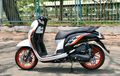 Honda Scoopy Tampil Apik, Dimodif Modal Upgrade Part-part mewah