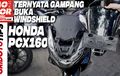 Cara Lepas Windshield Honda PCX 160 Ternyata Gampang, Lihat Videonya