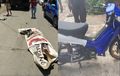 Yamaha F1ZR Dibuat Wheelie Remaja 17 Tahun, Oleng Saat Nyalip, Digilas Truk Dari Depan
