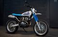 Blue Thunder: Yamaha TTR250 Scrambler Berparas Gagah dan Rupawan